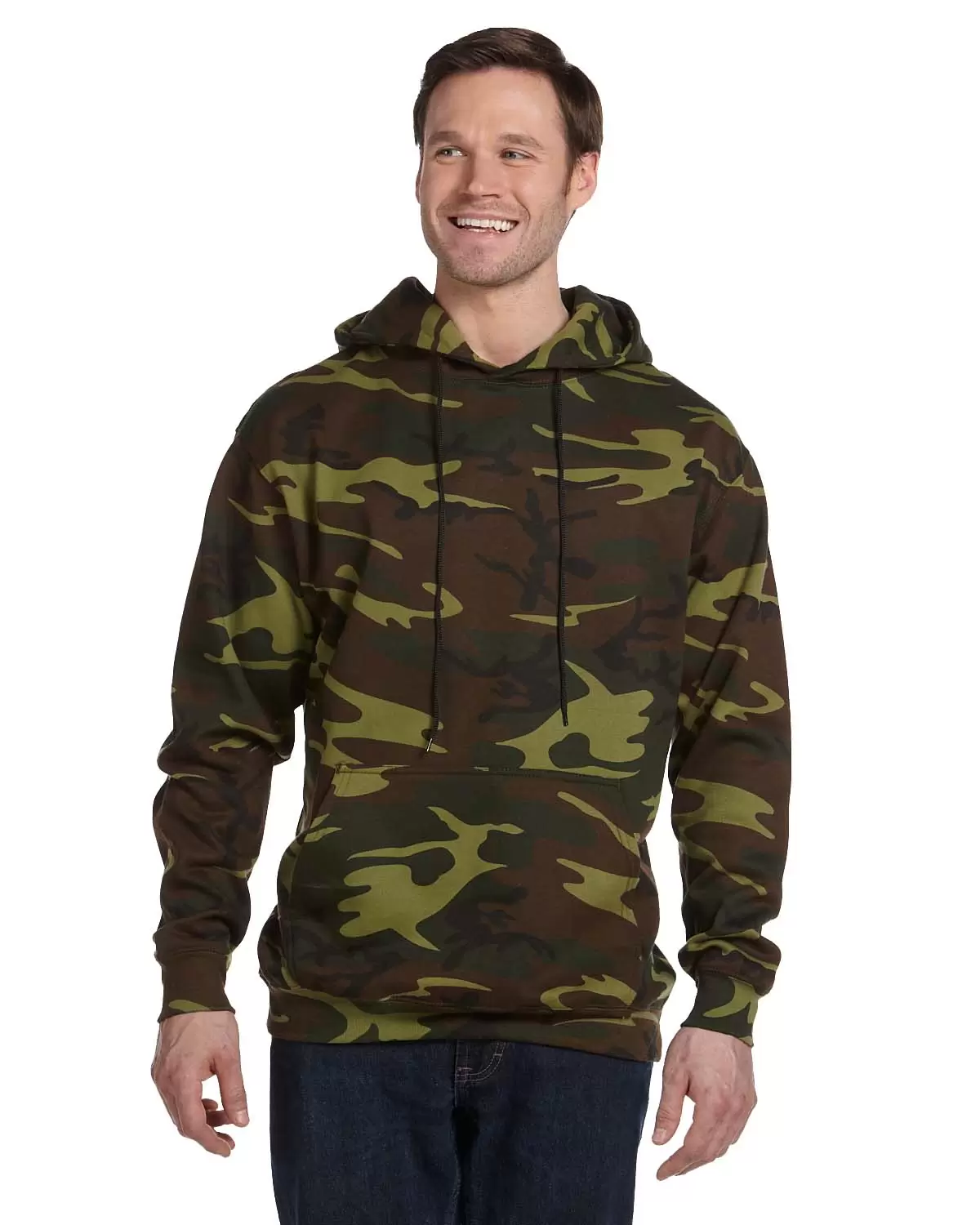 3969 Code V Camouflage Pullover Hooded Sweatshirt  SKU: 3969