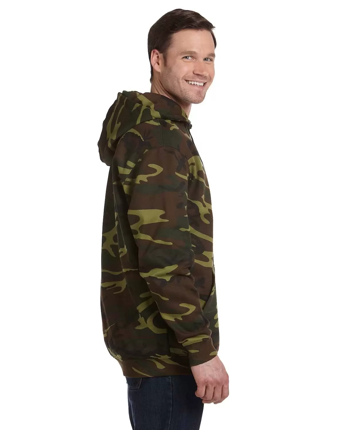 3969 Code V Camouflage Pullover Hooded Sweatshirt  SKU: 3969