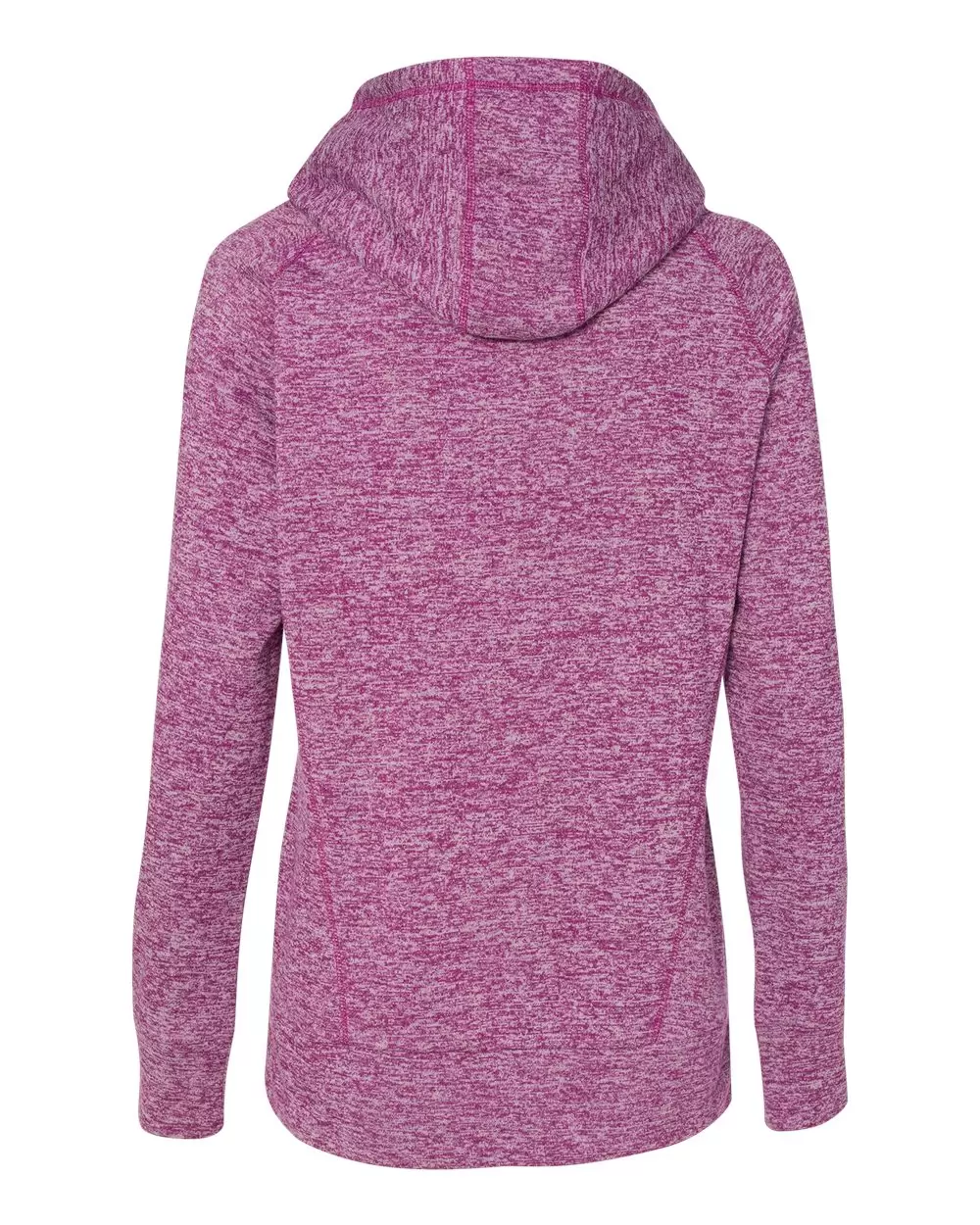 8616 J. America - Women's Cosmic Poly Contrast Hooded Pullover Sweatshirt SKU: 8616