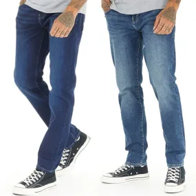 883 Police Mens Pottin 224/407 Two Pack Regular Fit Jeans Blue/Blue