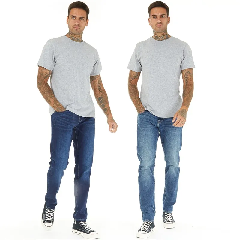 883 Police Mens Pottin 224/407 Two Pack Regular Fit Jeans Blue/Blue