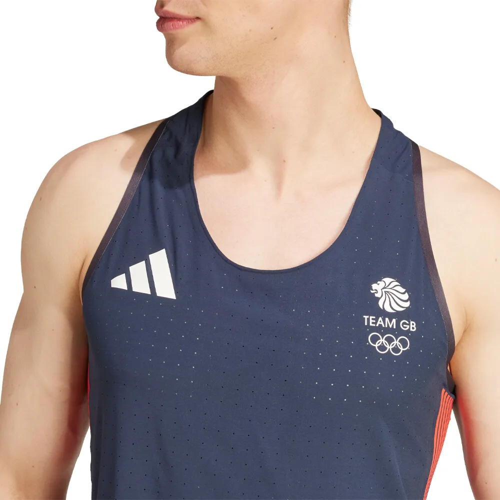 adidas Adizero Team GB Running Vest - AW24