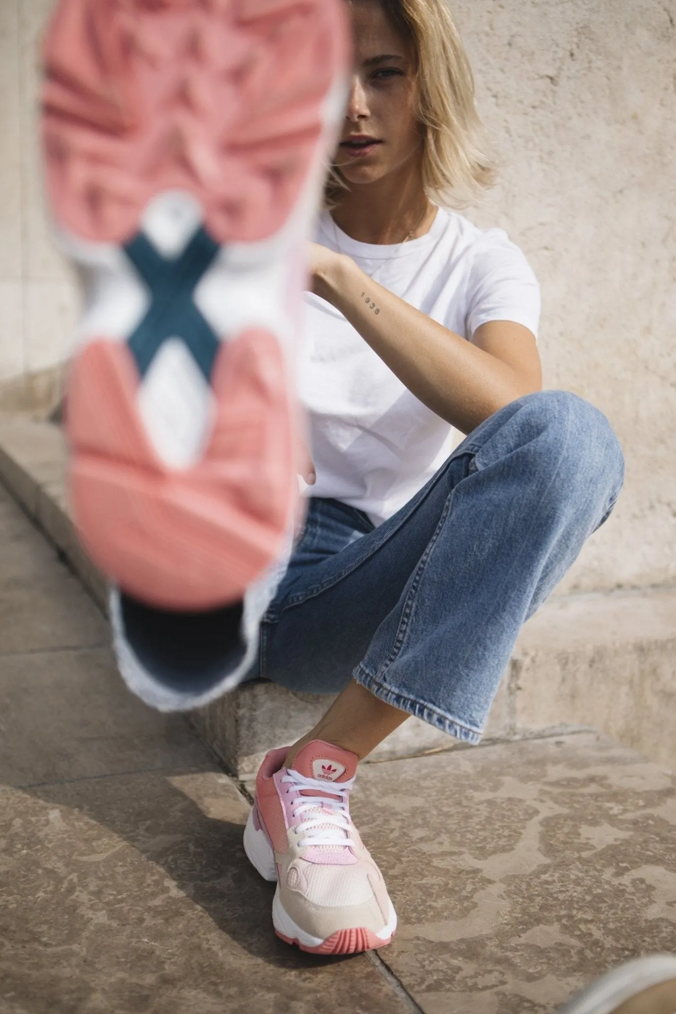 Adidas - Baskets Adidas Originals Falcon Rose