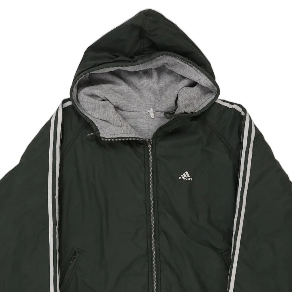 Adidas Reversible Jacket - Large Green Polyester