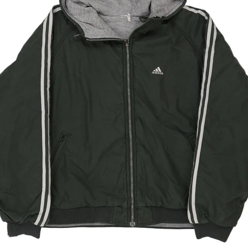 Adidas Reversible Jacket - Large Green Polyester