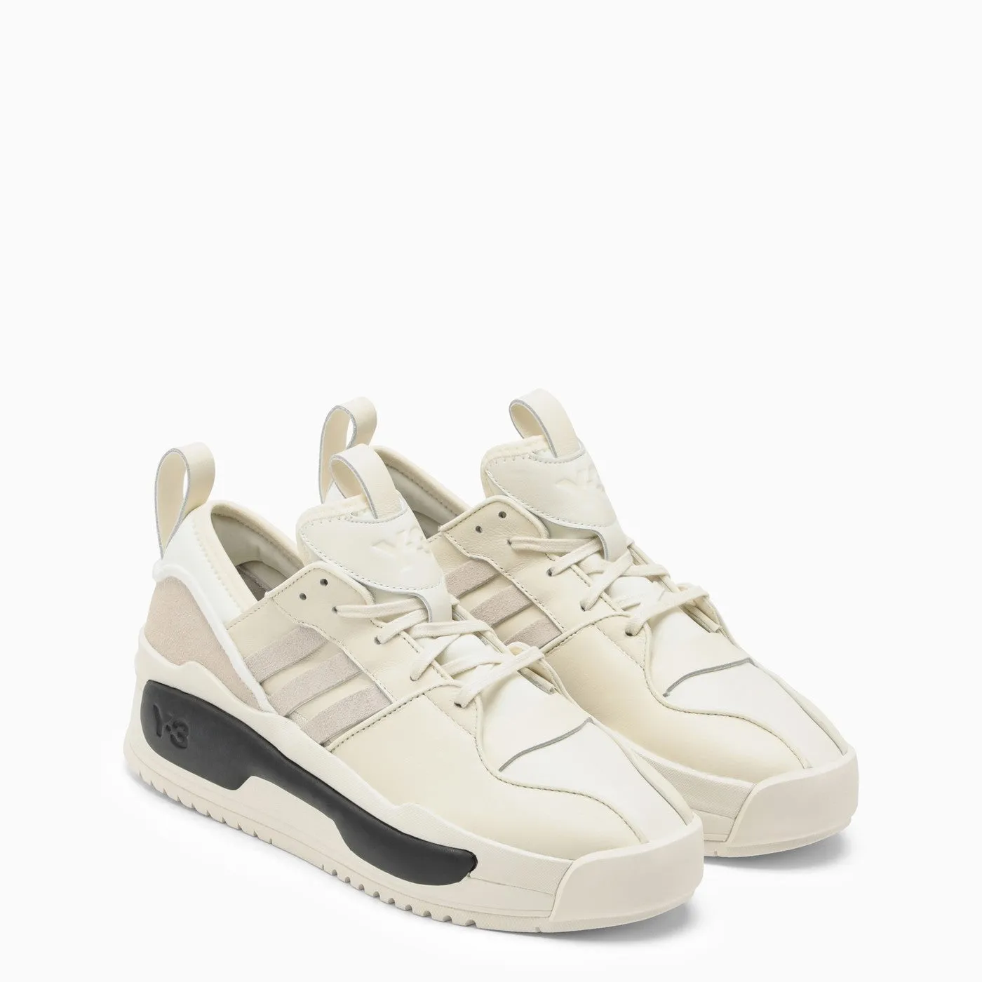 Adidas Y 3    Adidas Y 3 Rivalry Yohji Yamamoto X Adidas Cream Coloured Trainer