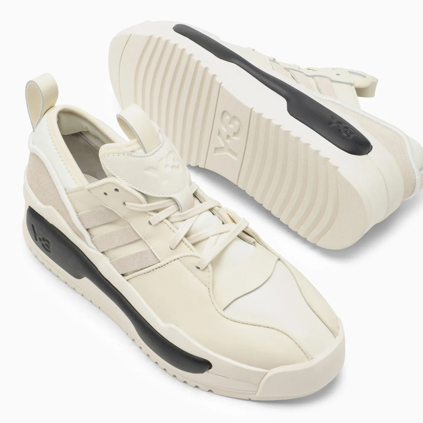 Adidas Y 3    Adidas Y 3 Rivalry Yohji Yamamoto X Adidas Cream Coloured Trainer