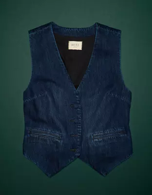 AE77 Premium Denim Vest-