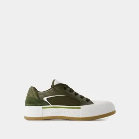 Alexander McQueen  Deck Sneakers - Alexander McQueen - Calfskin - Khaki