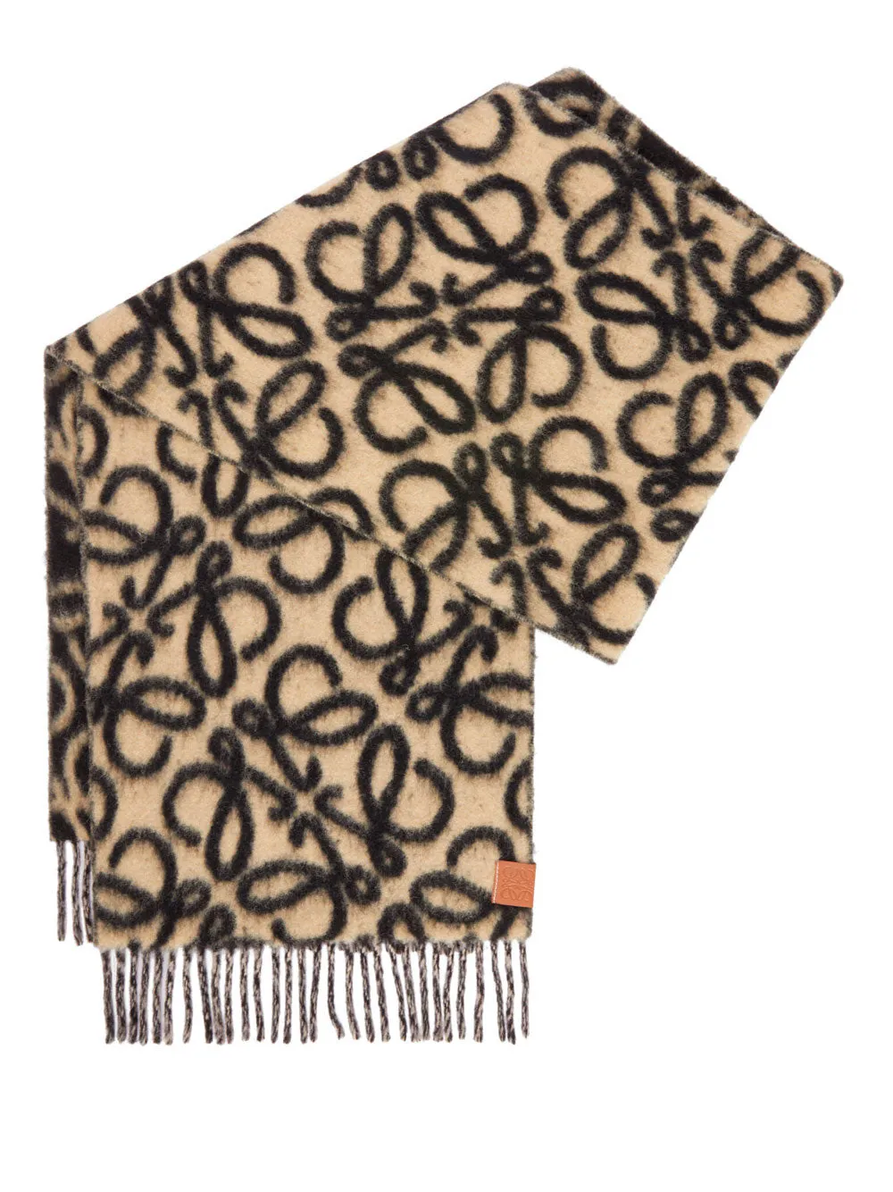 Anagram scarf in alpaca and wool