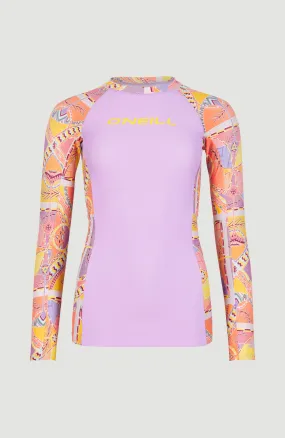 Anglet Longsleeve UPF 50+ Sun Shirt Skin | Yellow Scarf Print