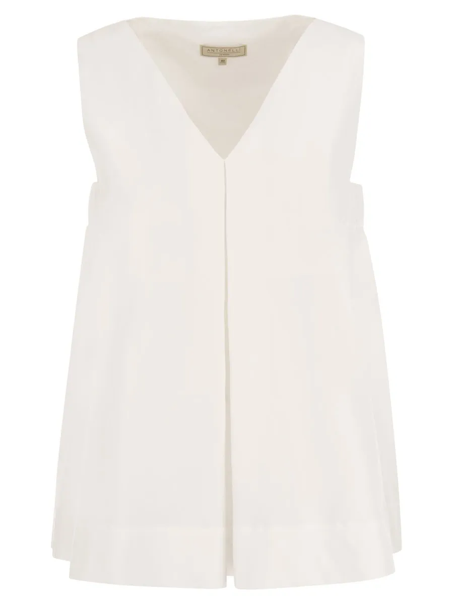 Antonelli Firenze    Antonelli Firenze Brambles Wide Sleeveless Top