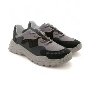 Armani Junior Logo Sneakers For Boy And Teen