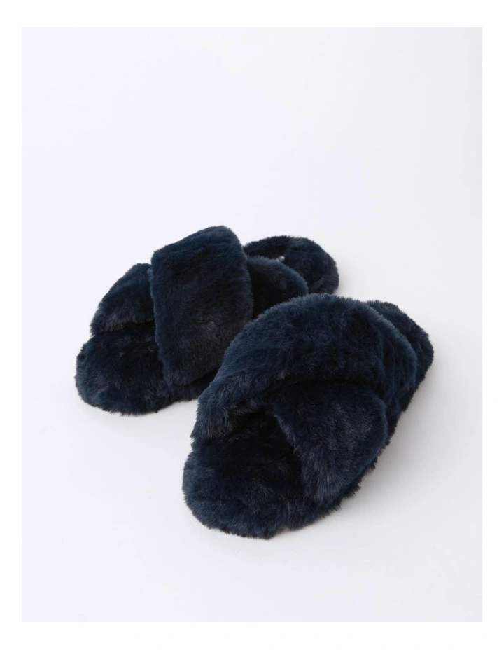 Aspen Slipper in Navy