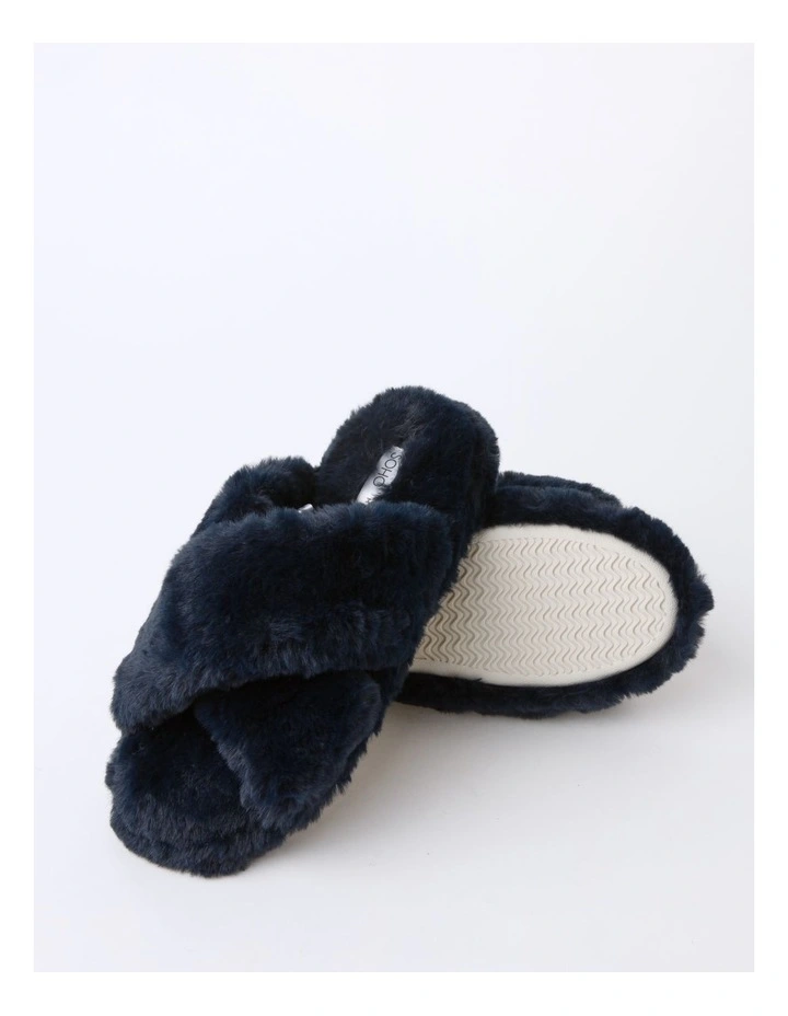 Aspen Slipper in Navy