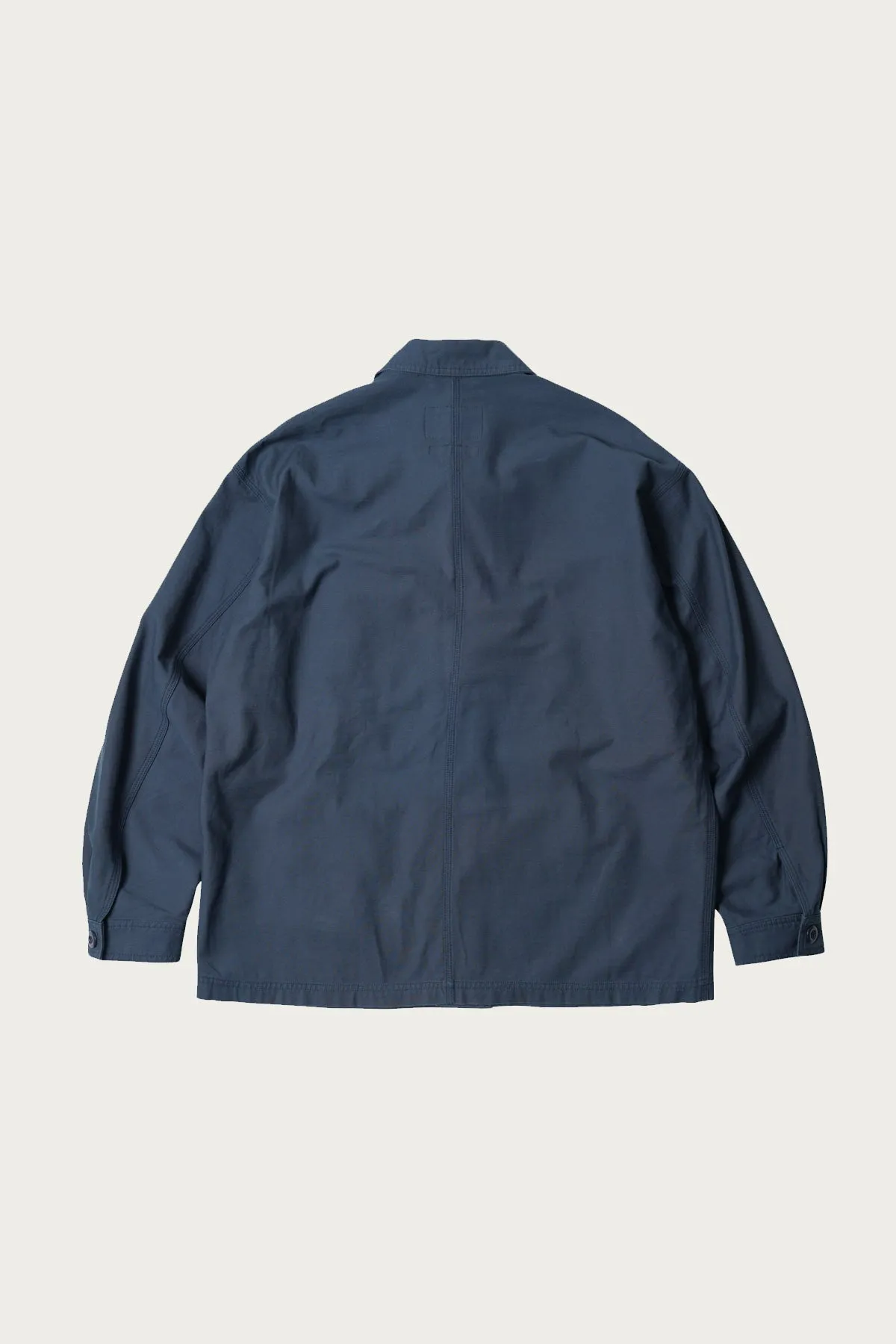 Backsatin French Work Jacket - Vintage Blue