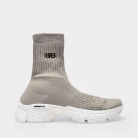 Balenciaga  Speed 3.0 Sneakers in White/Grey Canvas