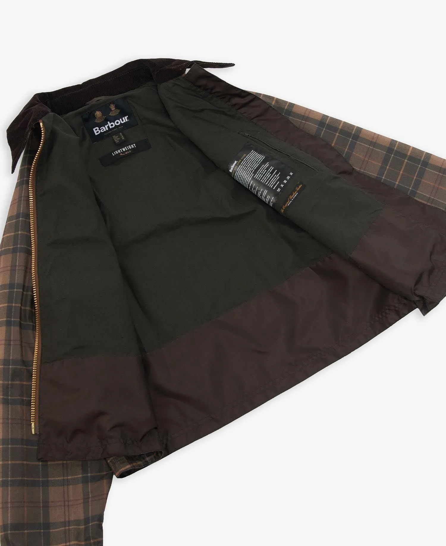 Barbour Tartan Eddleston Waxed Jacket LWX1313