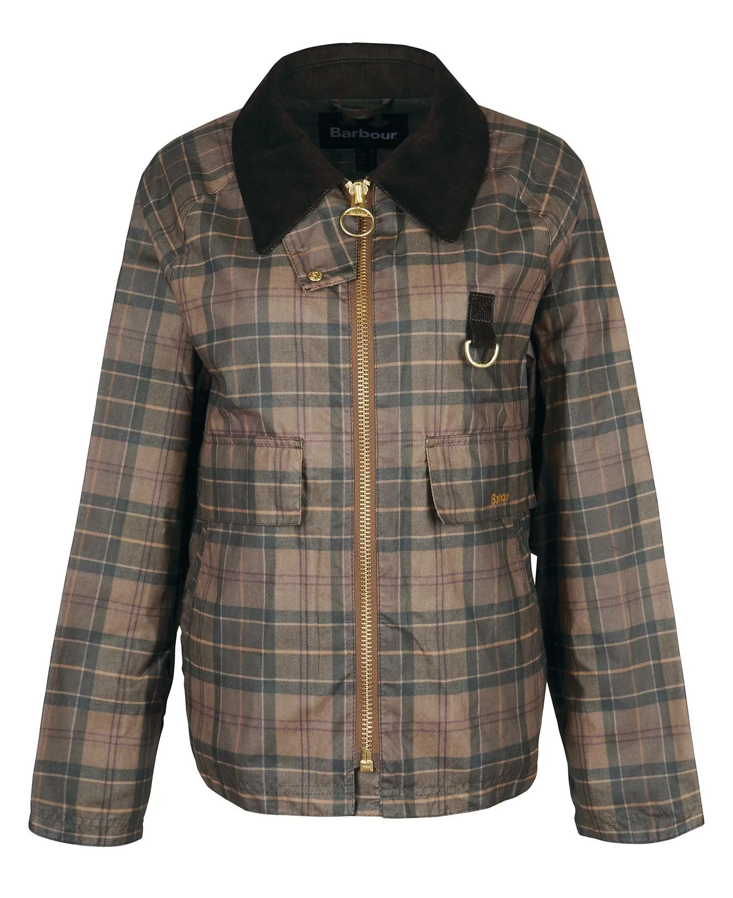 Barbour Tartan Eddleston Waxed Jacket LWX1313