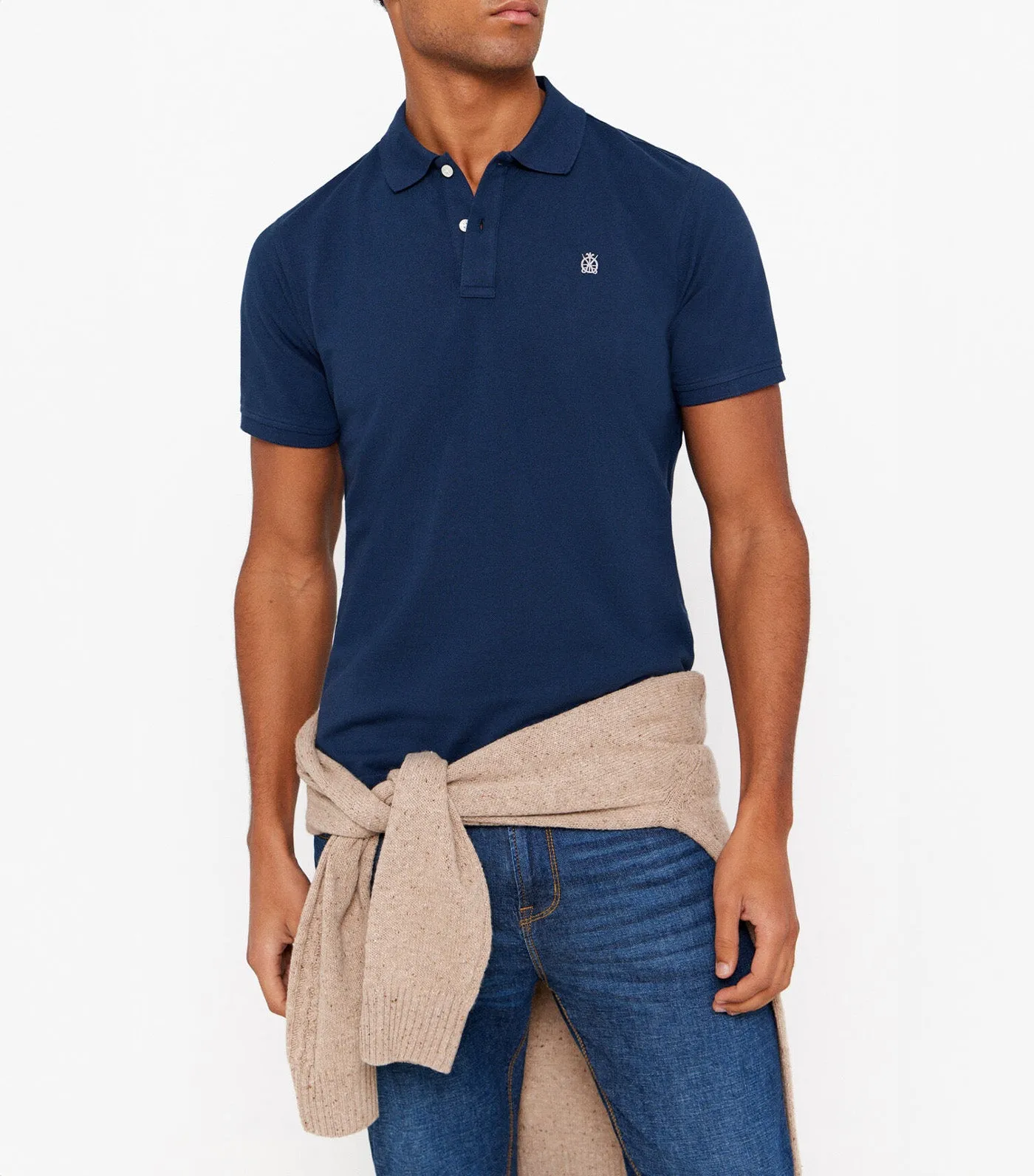 Basic Polo Dark Blue