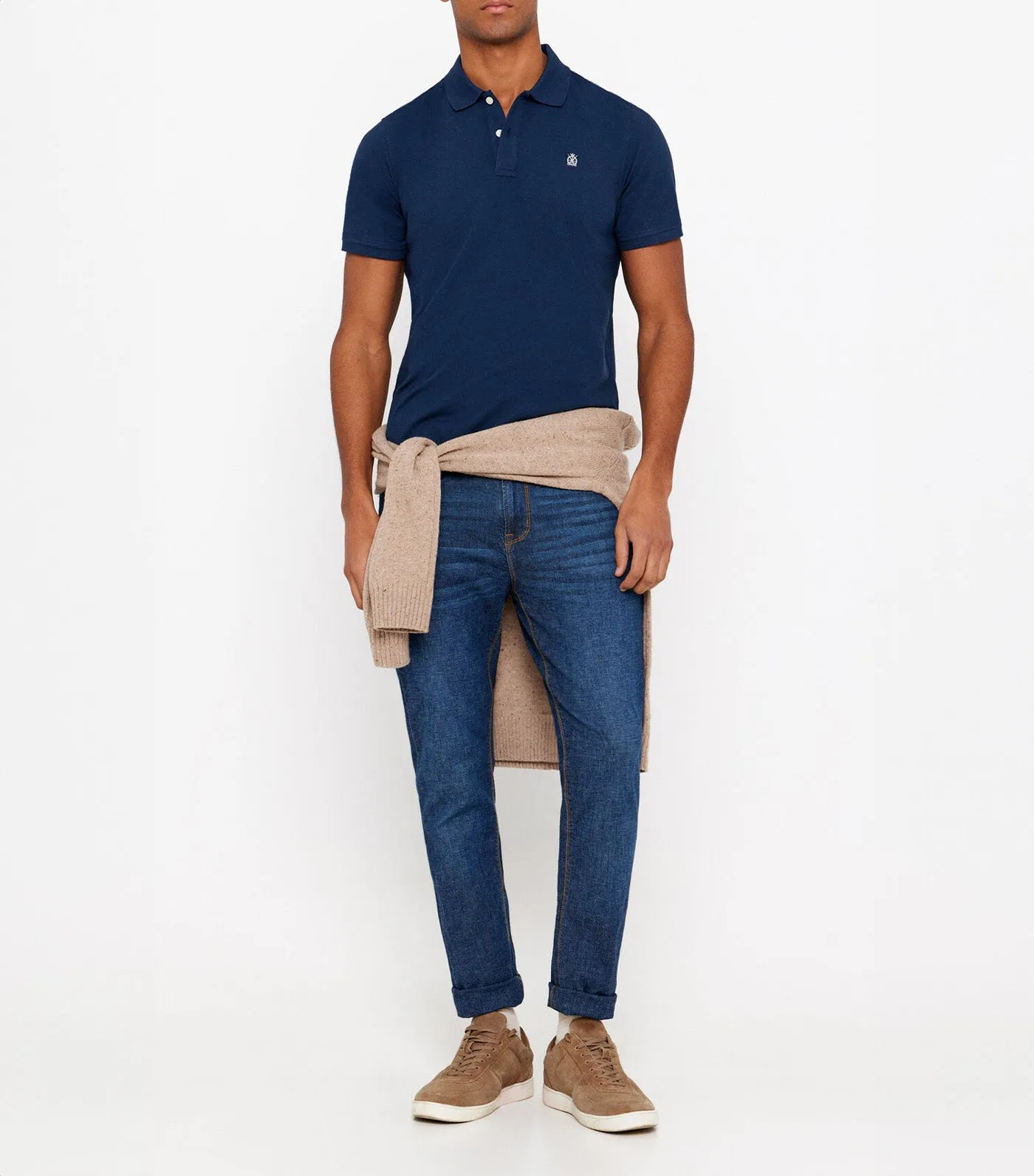 Basic Polo Dark Blue