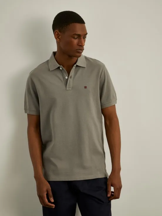 Basic regular fit polo shirt