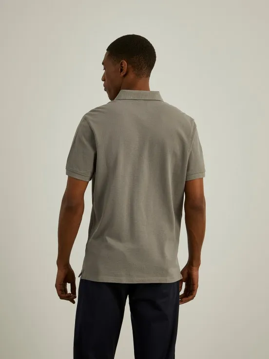 Basic regular fit polo shirt