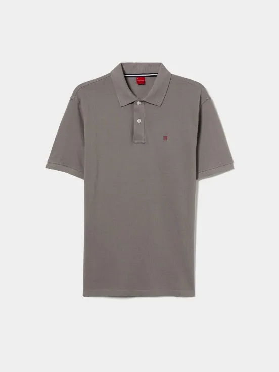 Basic regular fit polo shirt