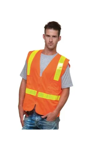 Bayside 3786 USA-Made ANSI Solid Surveyor's Vest Class 2