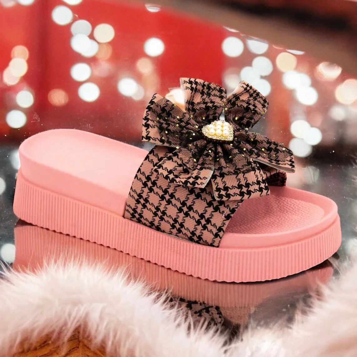 Bfly bow slipper