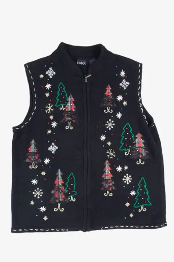 Black Ugly Christmas Vest 52379