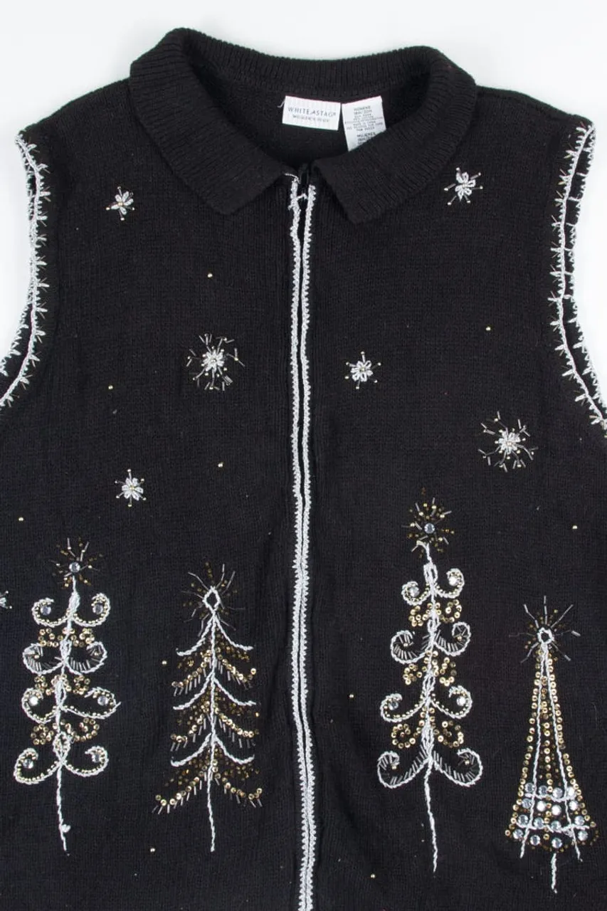 Black Ugly Christmas Vest 52386