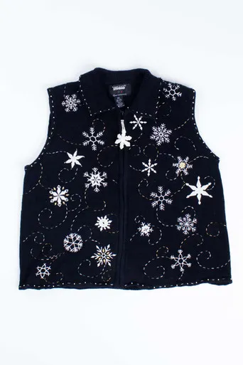 Black Ugly Christmas Vest 54830