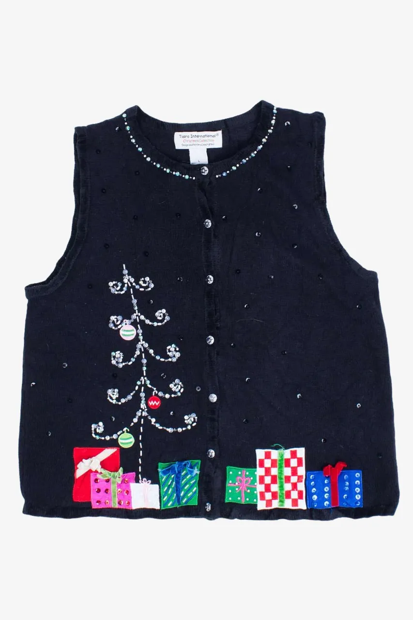 Black Ugly Christmas Vest 54857