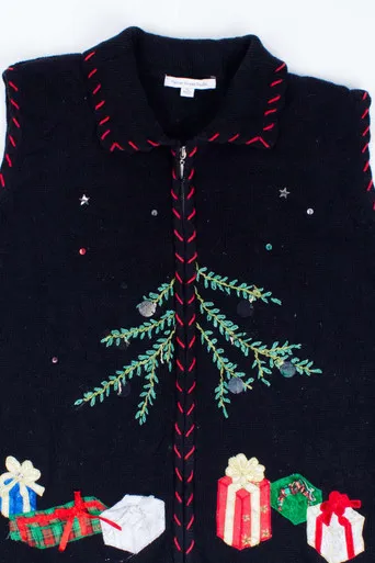 Black Ugly Christmas Vest 54890