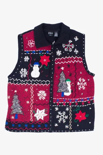 Black Ugly Christmas Vest 54999