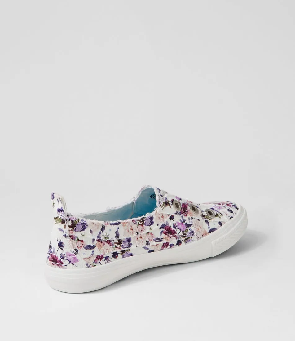 BLOWFISH Aussie Off White Boho Canvas Sneakers