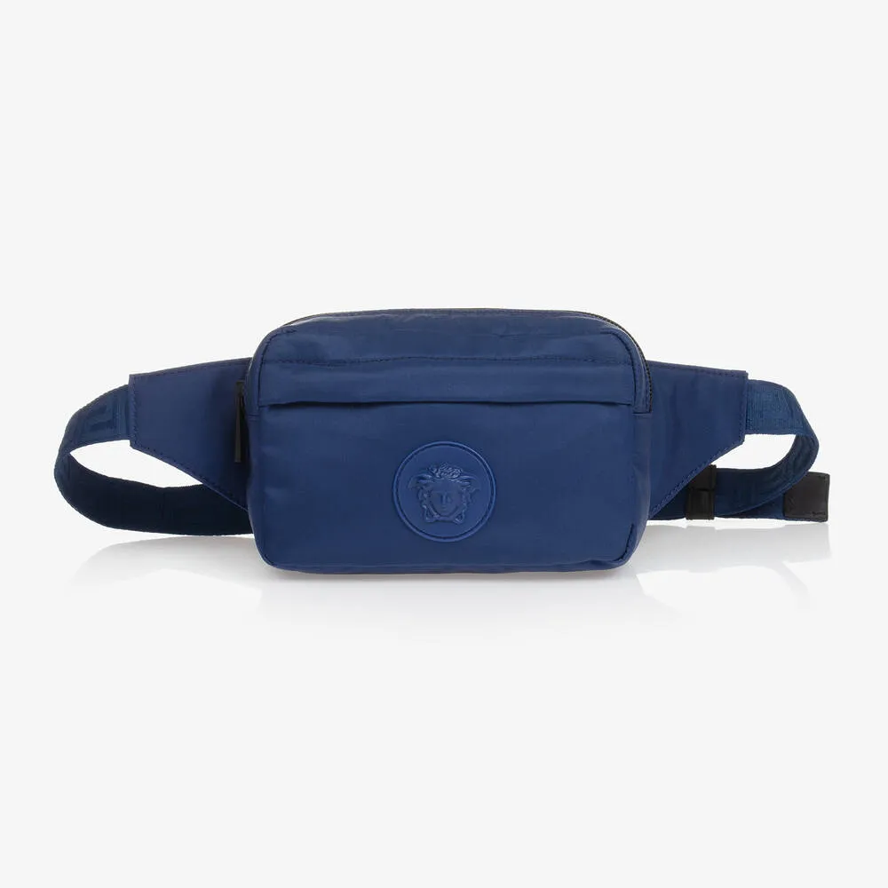 Blue Medusa & Greca Belt Bag (16cm)