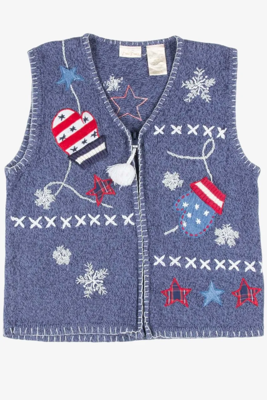 Blue Ugly Christmas Vest 52138