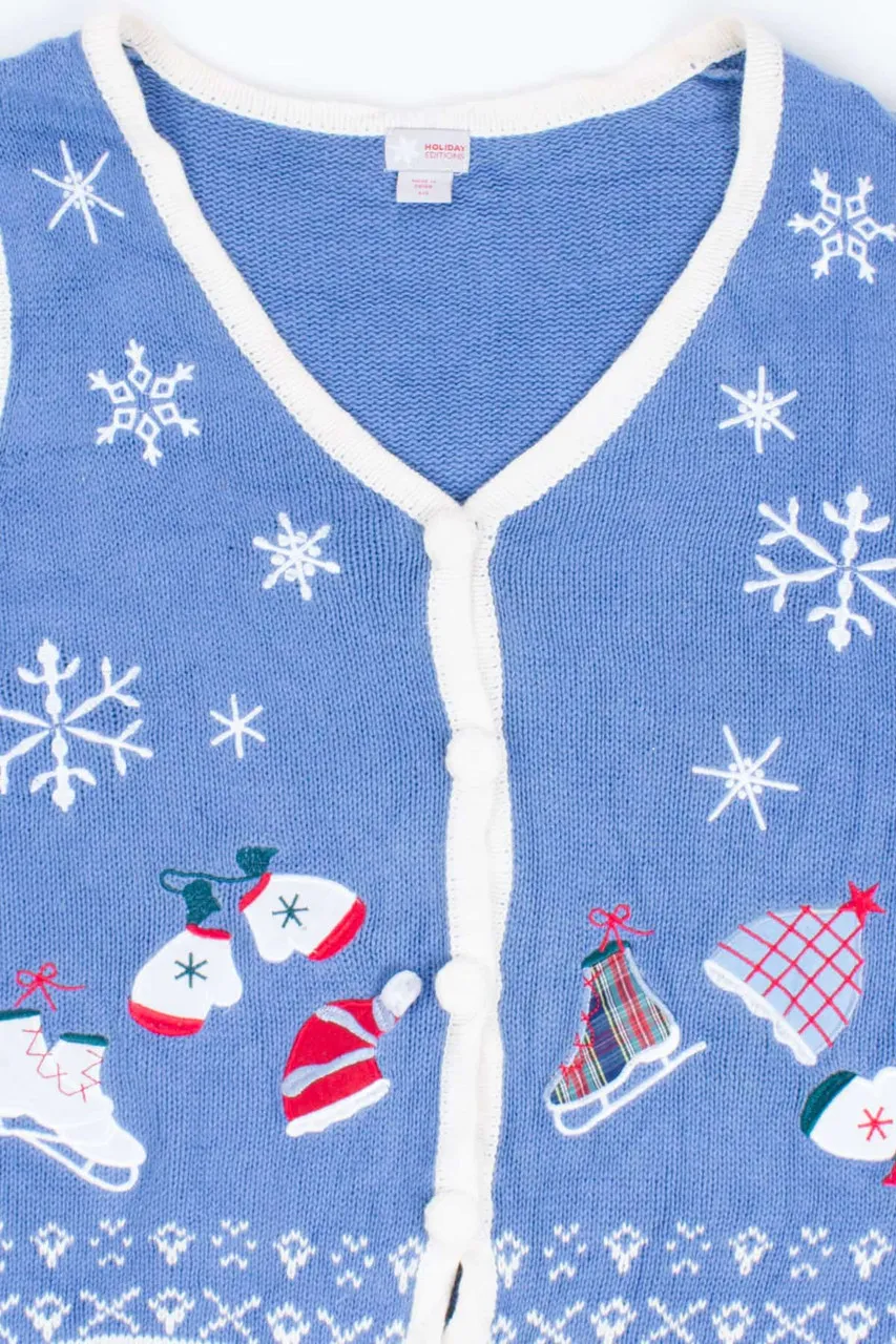 Blue Ugly Christmas Vest 54758