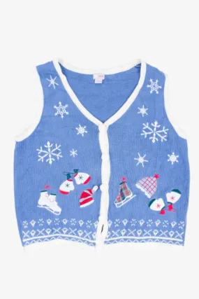 Blue Ugly Christmas Vest 54758