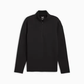 Boulder Quarter-Zip Men's Golf Top | PUMA Black | PUMA Exclusion List | PUMA 