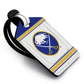 Buffalo Sabres Personalized Leather Luggage Tag