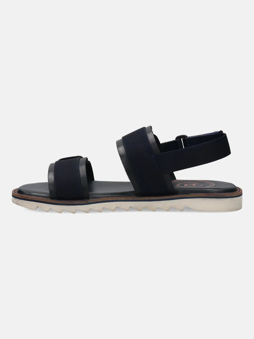 bugatti Dark Blue Back Strap Sandals