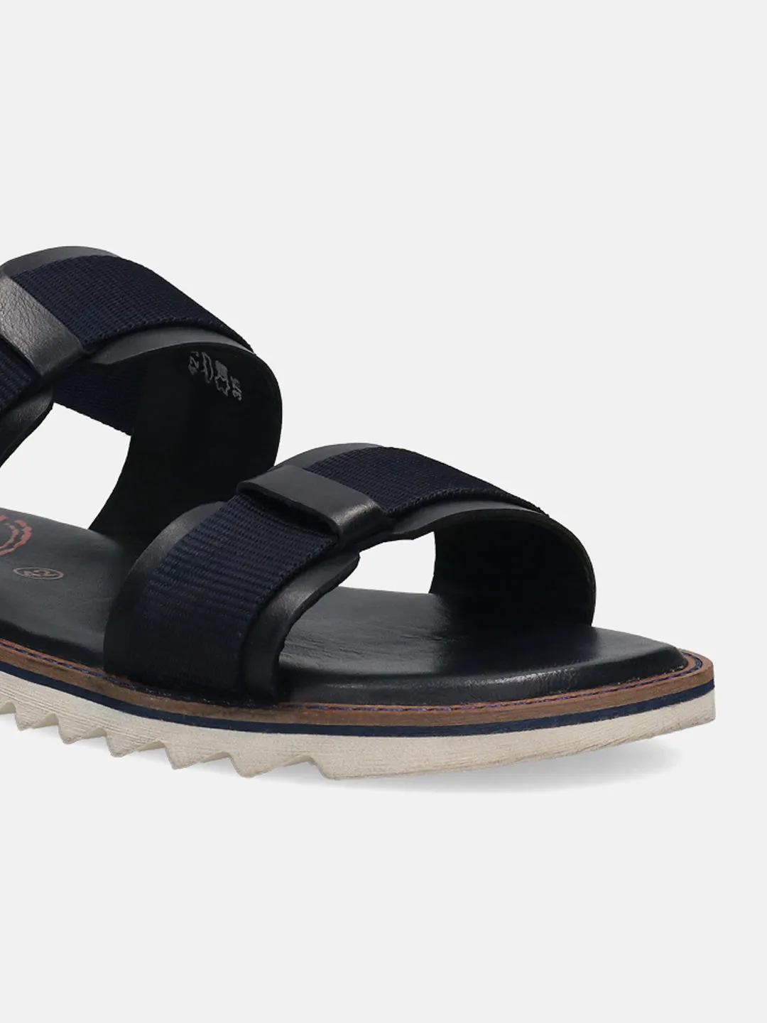 bugatti Dark Blue Back Strap Sandals