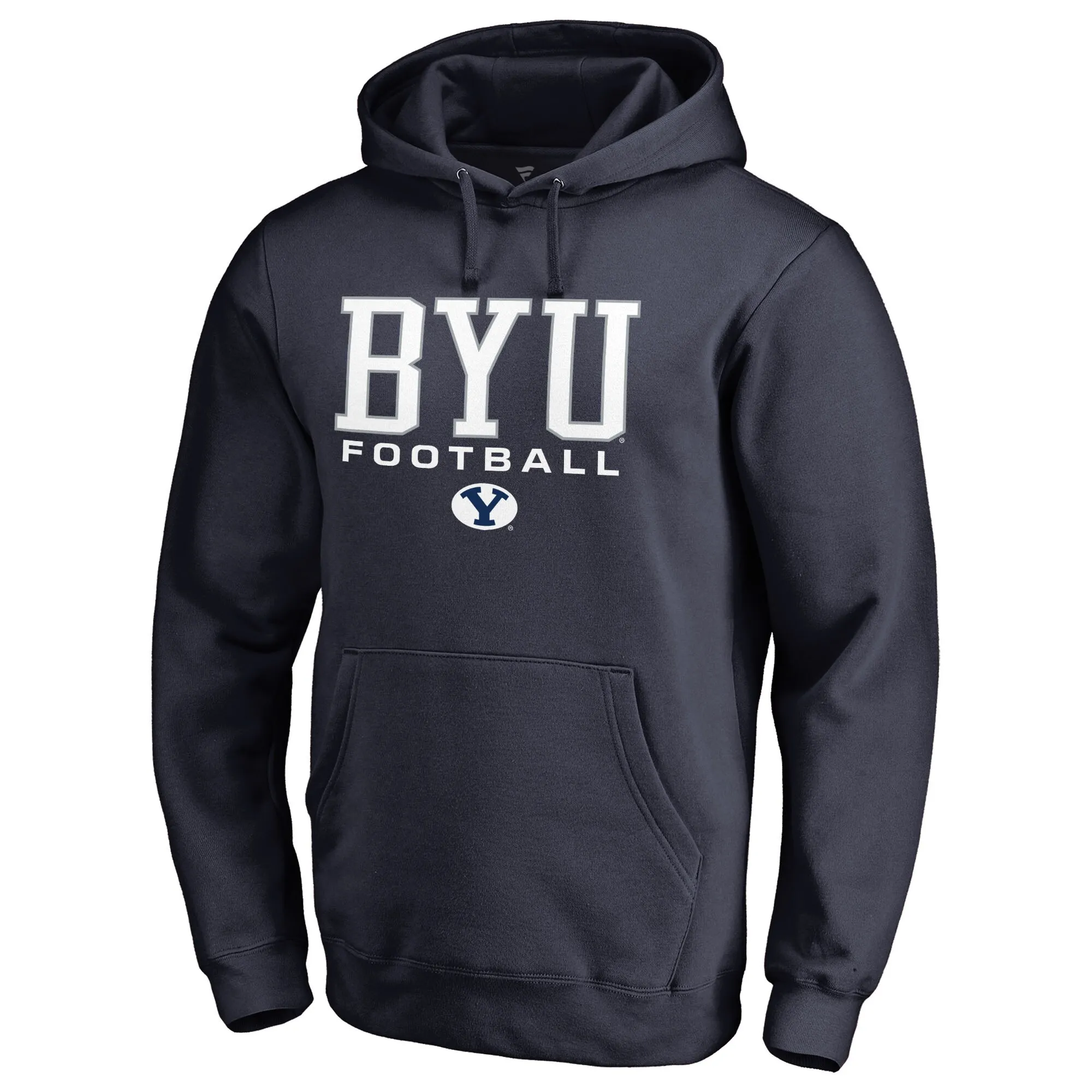 BYU Cougars Navy True Sport Football Pullover Hoodie