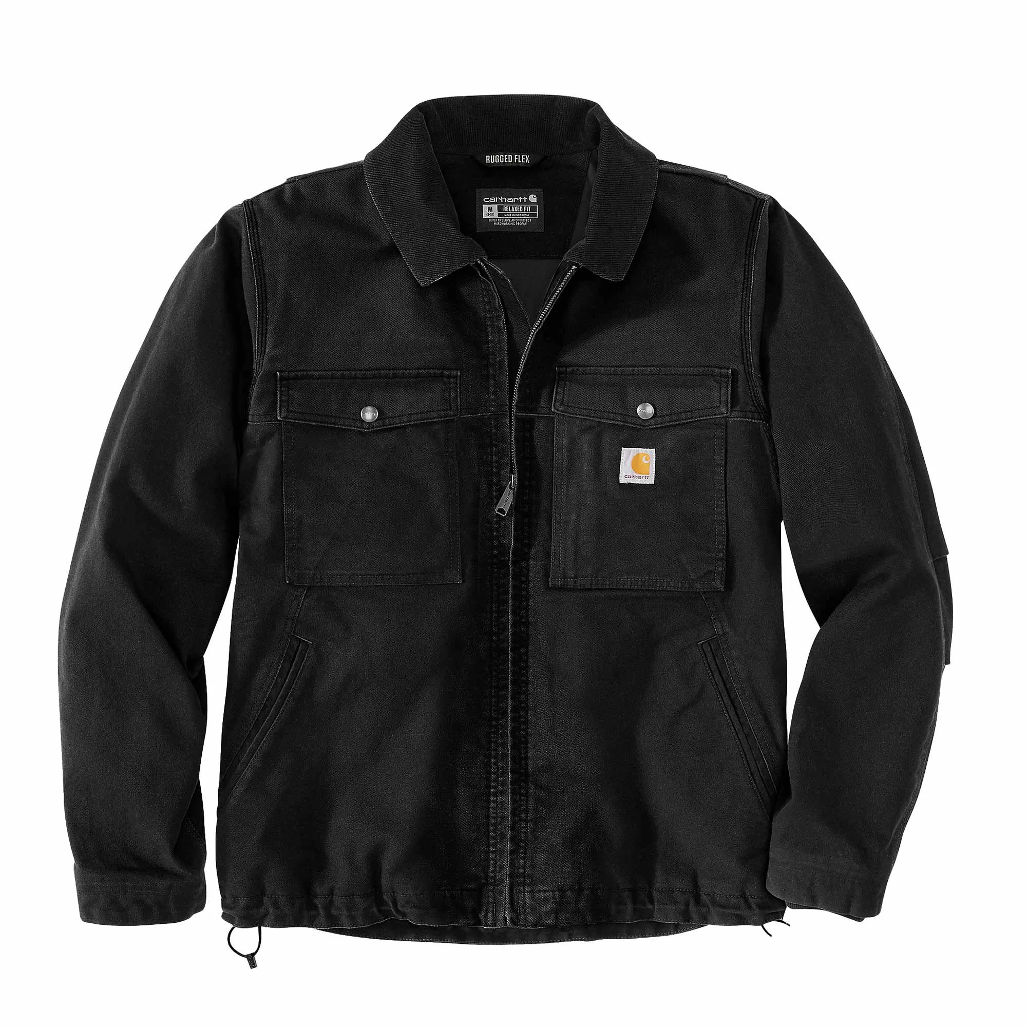 Carhartt 106432 Montana Rugged Flex Duck Insulated Men's Jacket Black Size Small