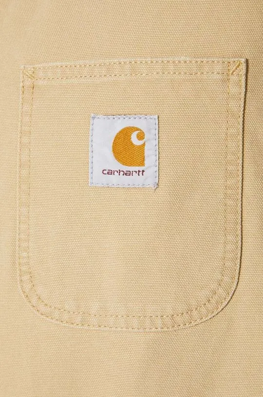 Carhartt WIP denim vest Arbor Vest men’s beige color I031521.1YH3K