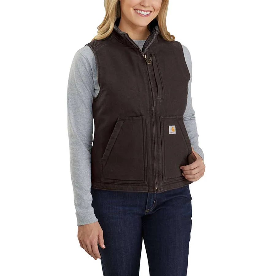 Carhartt Women's Sherpa Lined Mock Neck Vest