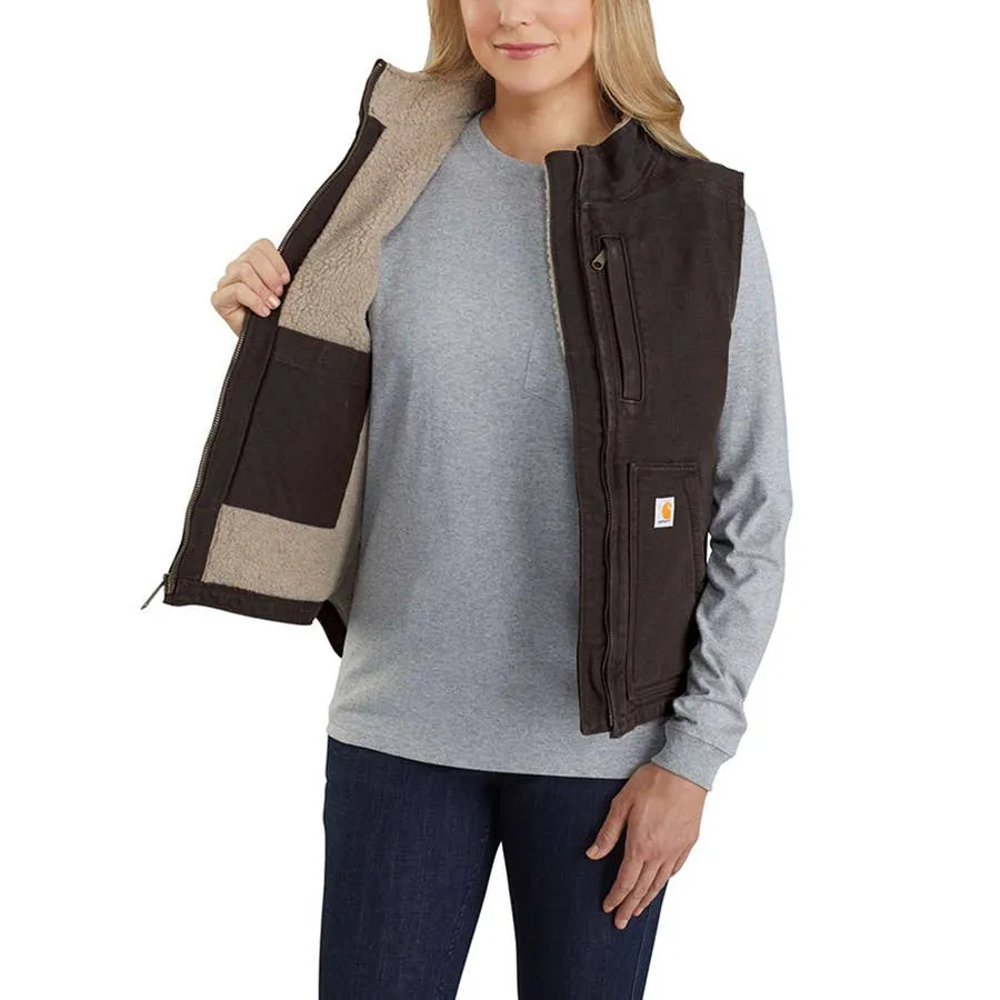 Carhartt Women's Sherpa Lined Mock Neck Vest